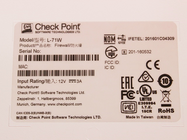 Check Point L-71W｜テルワールド（ビジネスフォン周辺機器販売店）