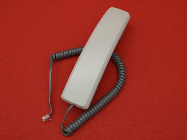 日立 HI-Bシリーズ用受話器(灰）の商品画像